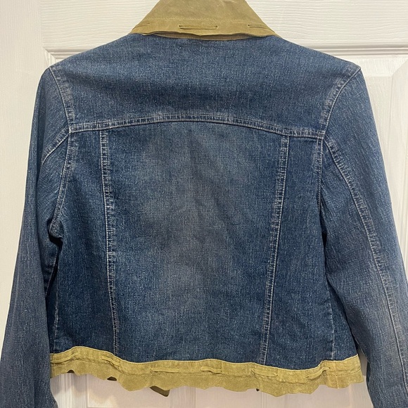 Vintage Luii suede and Jean jacket size medium - Picture 2 of 6